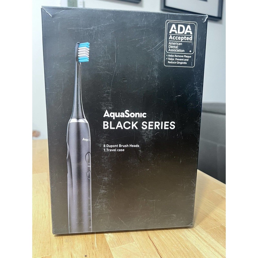 AquaSonic Black Series Ultra Whitening Electric Toothbrush READ!